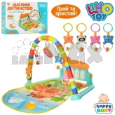 Коврик развивающий игровой Limo Toy Счастливое детство M 5471 Зеленый