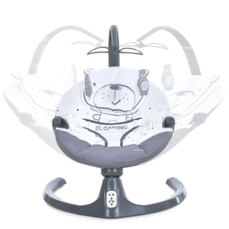 Центр укачивающий El Camino ME 1116 CUTE Dark Gray Серый - Фото 4