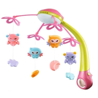 Музыкальная карусель детская Limo Toy - Цветные сны HB 0006 ABCD  - Фото 1