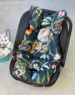 Матрас в прогулочную коляску -  Panda (Голубой с медвежатами) - Фото 1