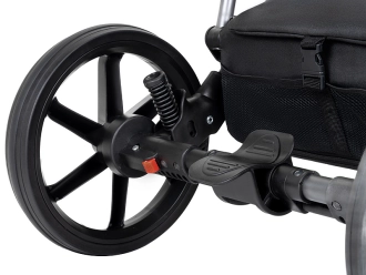 Коляска 2 в 1 Angelina FIBI SENSE FS14, екокожа Бирюзовый - Фото 19