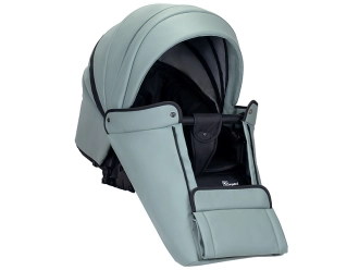 Коляска 2 в 1 Angelina FIBI SENSE FS14, екокожа Бирюзовый - Фото 9