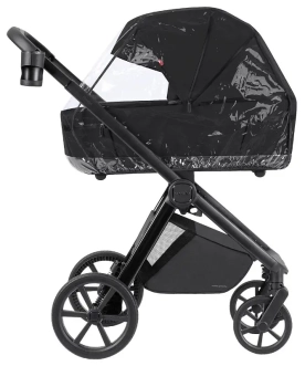 Коляска 3 в 1 Carrello Omega+ CRL-6545/1 Cosmo Black /1/ Черный - Фото 2