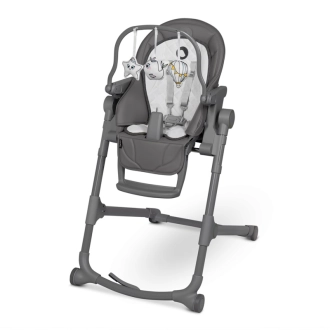 Стільчик для годування 2 в 1 Lionelo Cora Plus Grey Stone/Темно-сірий - Фото 5