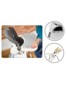 Стульчик для кормления Lionelo Linn Plus Beige/Бежевый - Фото 2