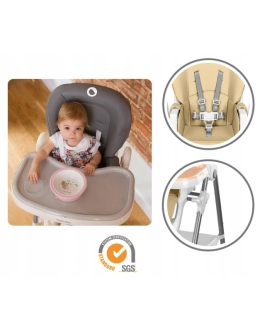 Стульчик для кормления Lionelo Linn Plus Beige/Бежевый - Фото 3
