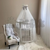 Балдахин на кроватку MSonya (Маленькая Соня) Универсальный Серый