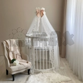 Балдахин на кроватку MSonya (Маленькая Соня) Универсальный Крем