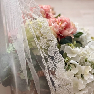 Балдахин на кроватку MSonya (Маленькая Соня) Универсальный Запыленная роза - Фото 4