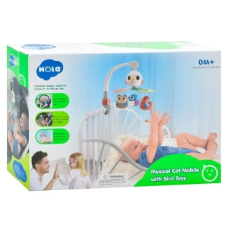 Музычка карусель Nola E995 на детскую кроватку - Фото 1