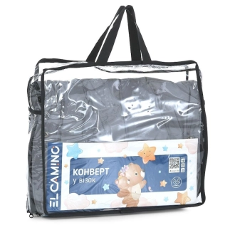 Конверт в коляску El Camino ME 1131 Footmuff Plus Reflective Серый - Фото 4