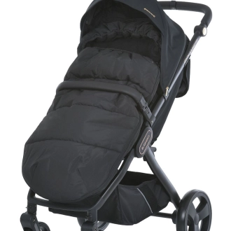 Конверт в коляску El Camino ME 1131 Footmuff Plus Black/Черный - Фото 3