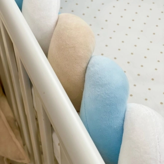 Комплект постільний MSonya (Маленька Соня) Арт Дизайн Baby Teddy 6 предметів Блакитний - Фото 3
