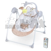 Кресло качалка El Camino ME 1075 TEDDY BEIGE ANIMALS Бежевый