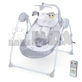 Кресло качалка El Camino ME 1075 TEDDY GREY ANIMALS Серый