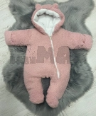 Комбинезон Mexs 56р, махра Розовый