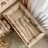 Комплект постельный MSonya (Маленькая Соня) Velvet 6 предметов Мокко