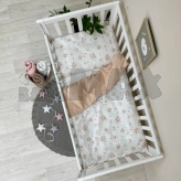 Комплект сменного белья MSonya (Маленькая Соня) Happy night Галактика 110×90 см Бежевый