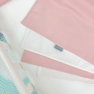 Комплект сменного белья MSonya (Маленькая Соня) Универсальный 110×90 см Темная пудра - Фото 3