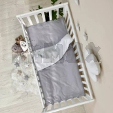 Комплект сменного белья MSonya (Маленькая Соня) Универсальный 110×90 см Серый