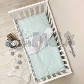 Комплект сменного белья MSonya (Маленькая Соня) Универсальный 110×90 см Светлая мята