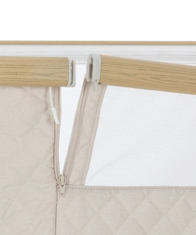 Кроватка приставная Carrello Prima CRL-16503 Honey Beige/Бежевый - Фото 3