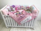 Комплект постельный Moon Time 4 предмета, плюш Совы Розовый