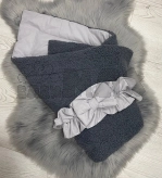 Конверт для новорожденных на выписку Mexs 80×80 см, махра Серый