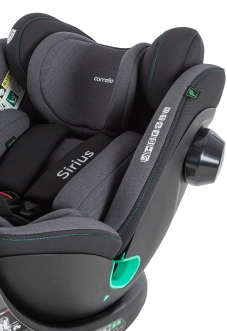 Автокресло Carrello Sirius CRL-8808 Absolute Black i-Size 40–150 см ISOFIX, поворот /1/ Черный - Фото 5