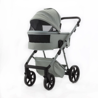 Коляска 2 в 1 Adamex Delta DN-8 Mint Бирюзовый - Фото 3