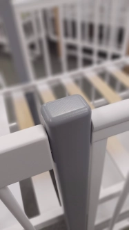 Комплект мебели DeSon Svitanok Кроватка и Комод-90 МДФ Бело-серый - Фото 5