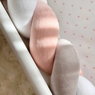 Бортики в кроватку MSonya (Маленькая Соня) Арт Дизайн Пионы с простыней Розовый - Фото 6