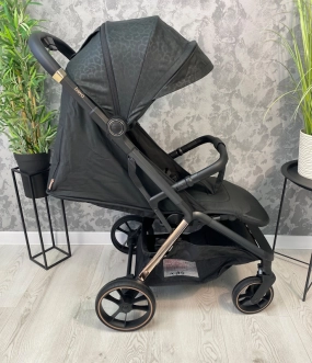 Коляска прогулочная El Camino ME 1127-G BEYA Black Leo/Черный - Фото 4