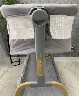 Кроватка приставная El Camino INTENSE ME 1180-W Gray/Серый - Фото 3