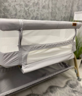 Кроватка приставная El Camino INTENSE ME 1180-W Gray/Серый - Фото 5