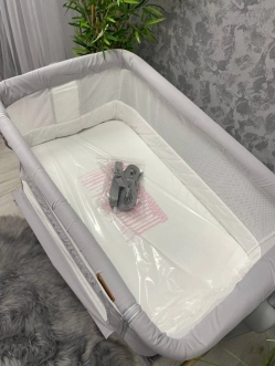 Кроватка приставная El Camino INTENSE ME 1180-W Gray/Серый - Фото 6