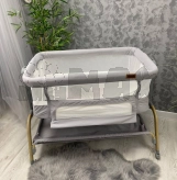 Кроватка приставная El Camino INTENSE ME 1180-W Gray/Серый