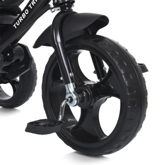 Велосипед трехколесный Turbo Trike-MT 1005-1 Черный - Фото 9