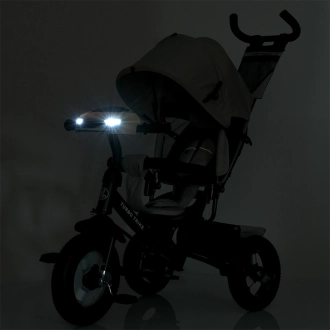 Велосипед трехколесный Turbo Trike-MT 1006-12 Светло-серый - Фото 7