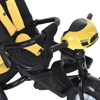 Велосипед триколісний Turbo Trike-MT 1007-10 Жовтий - Фото 11