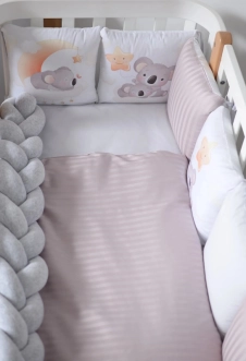 Комплект постільний Baby Veres Koala 6 предметів Капучино/білий - Фото 3
