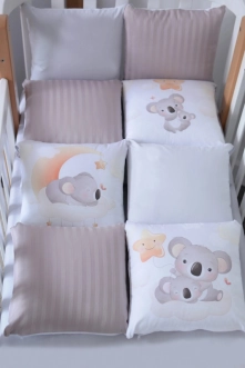Комплект постільний Baby Veres Koala 6 предметів Капучино/білий - Фото 5