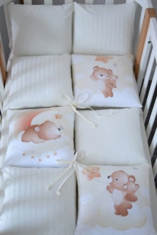 Комплект постільний Baby Veres Bear 6 предметів Молочний - Фото 3