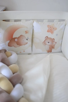Комплект постільний Baby Veres Bear 6 предметів Молочний - Фото 4
