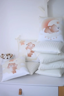 Комплект постільний Baby Veres Bear 6 предметів Молочний - Фото 5