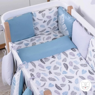 Комплект постільний Baby Veres Leaves 6 предметів Блакитний - Фото 2