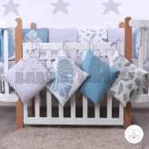 Комплект постельный Baby Veres Leaves 6 предметов Голубой