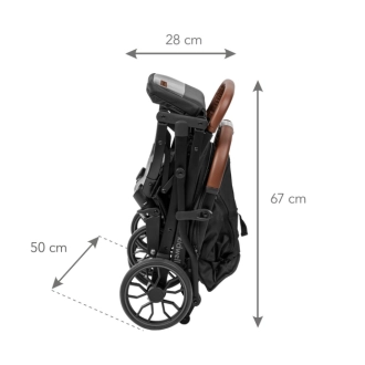 Коляска прогулочная Kidwell Colmer Jet Black/Черный - Фото 10