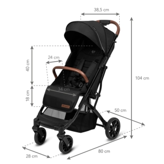 Коляска прогулочная Kidwell Colmer Jet Black/Черный - Фото 11