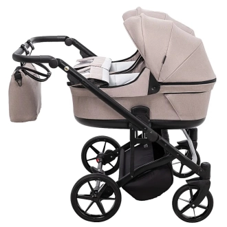 Коляска для двойни 2 в 1 Adamex Leo Duo Tip Capuchino ТК-72 Капучино - Фото 3